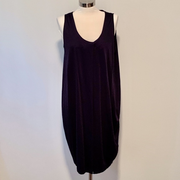 Jil Sander Convertible Neckline Navy Dress - Picture 6 of 8